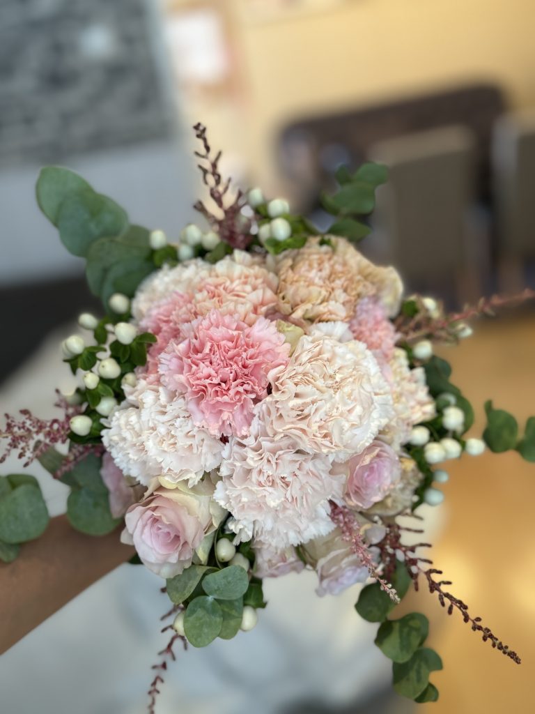 Bridal makeup and hair look