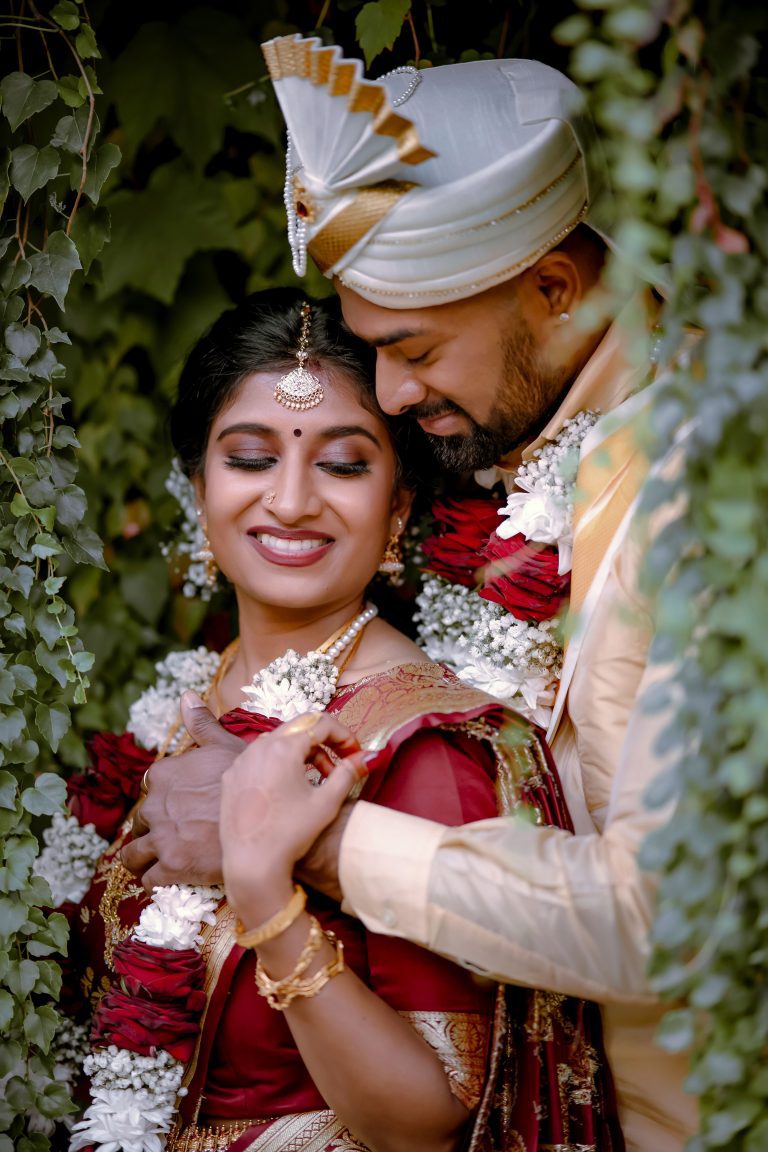 Bridal makeup and hair look