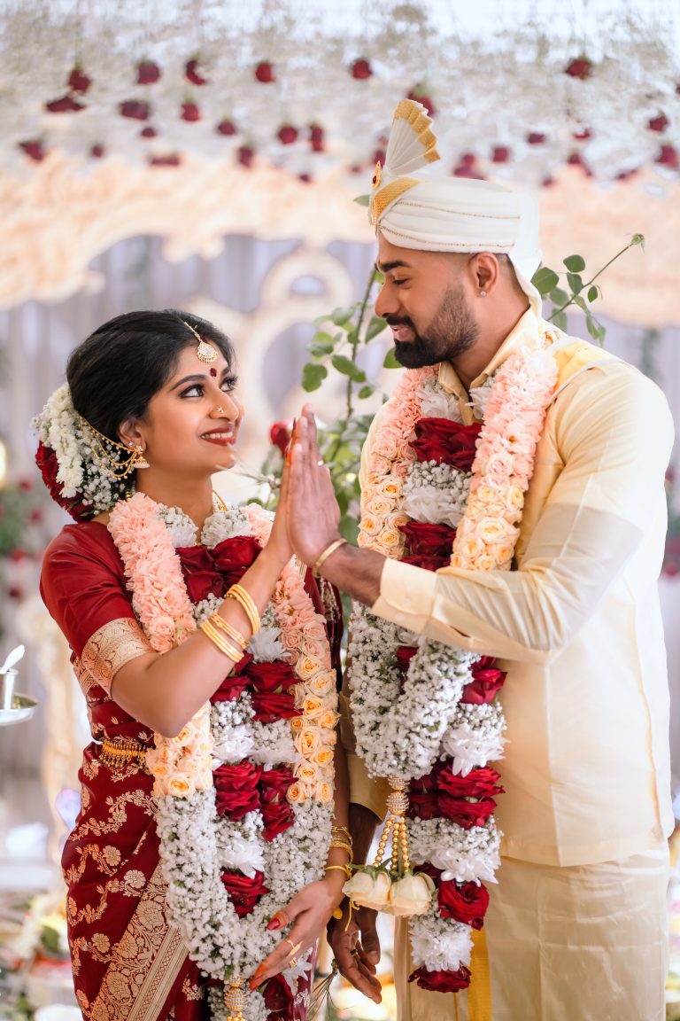 Bridal makeup and hair look
