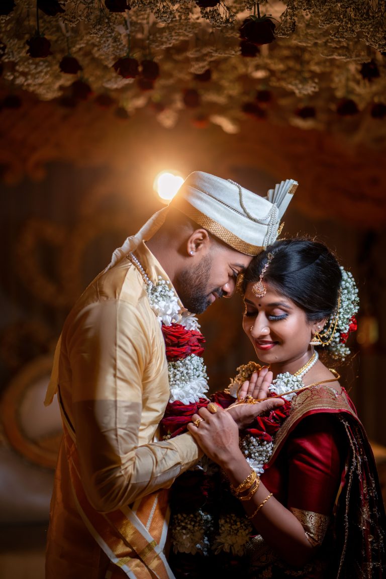 Bridal makeup and hair look