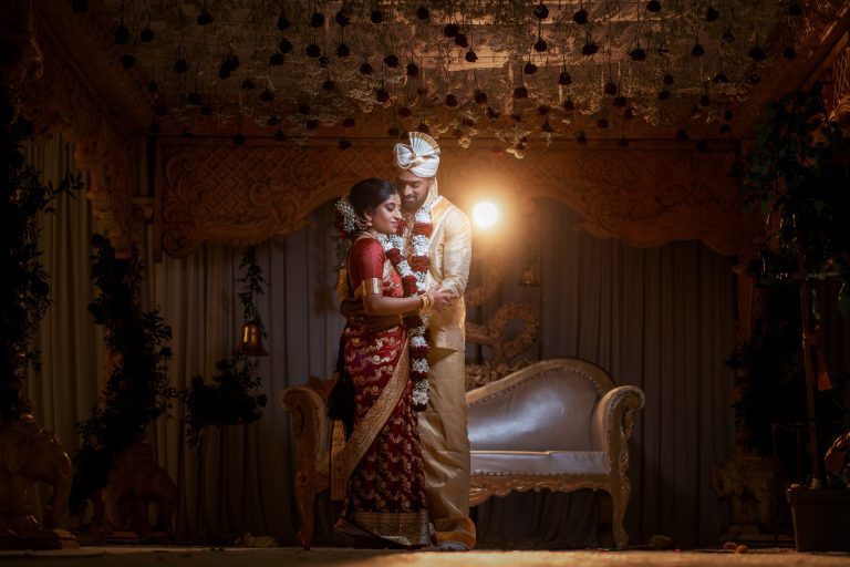 Bridal makeup and hair look