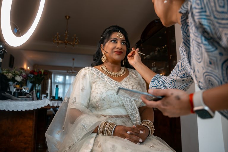 Civil Weddings makeup and hair look