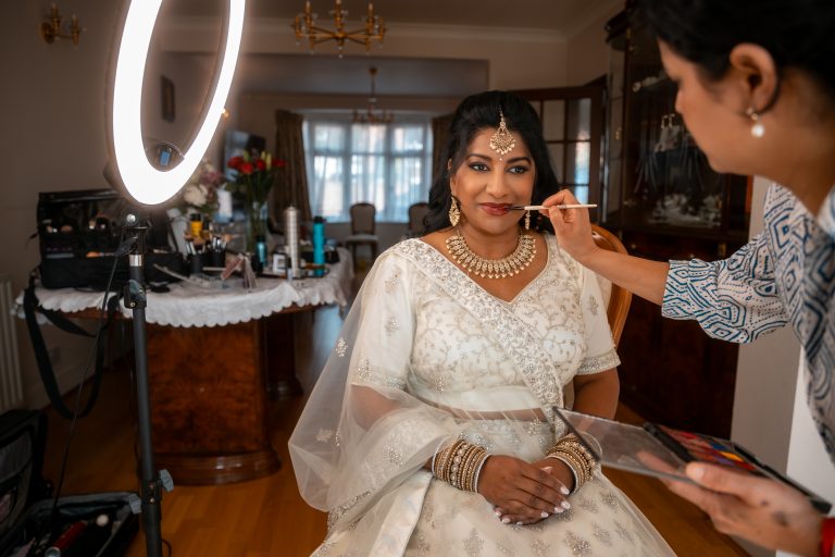 Civil Weddings makeup and hair look