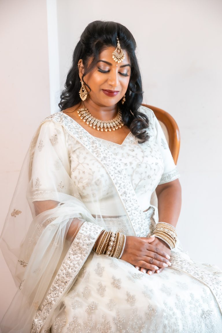 Civil Weddings makeup and hair look