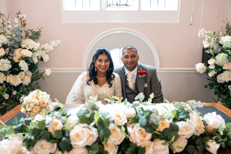 Civil Weddings makeup and hair look